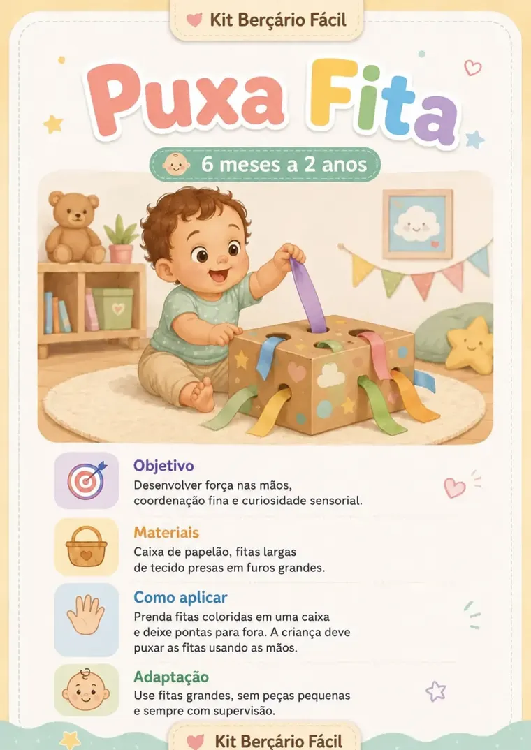 Atividades de musicalização do Kit Berçário Fácil