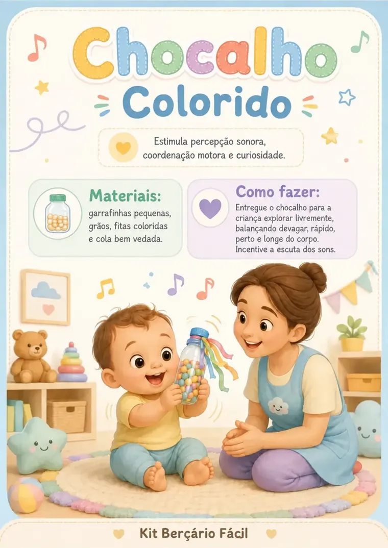 Brincadeiras dirigidas do Kit Berçário Fácil